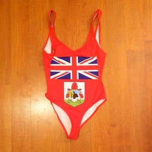 Low Back Red Bathingsuit